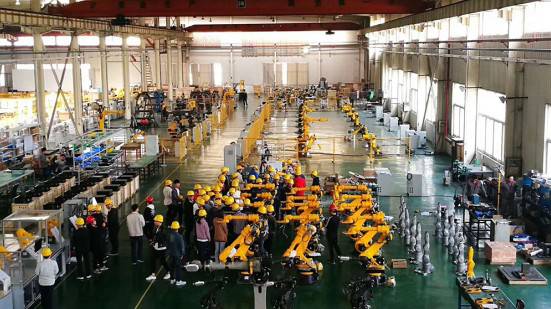 配天機(jī)器人安徽工廠又熱鬧了一番